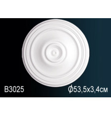 Розетка потолочная Perfect полиуретановая гладкая 450 мм B3025