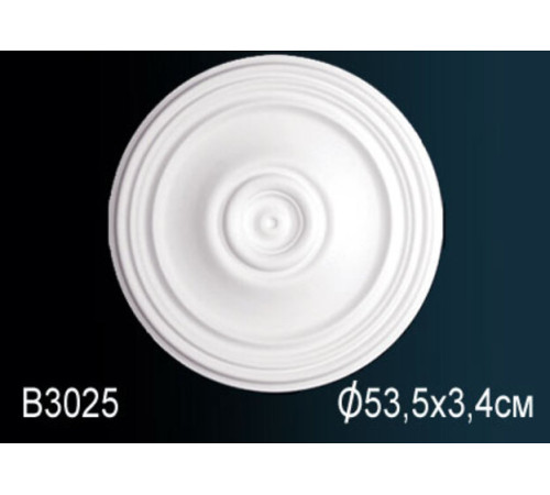 Розетка потолочная Perfect полиуретановая гладкая 450 мм B3025