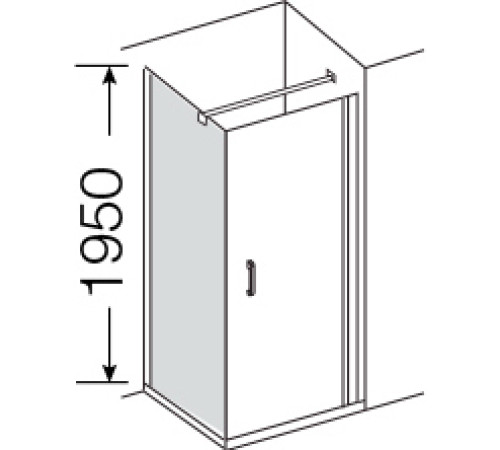 Боковая стенка для душевой кабины Provex Look 1000х1950 мм 0005 LW 05 GL