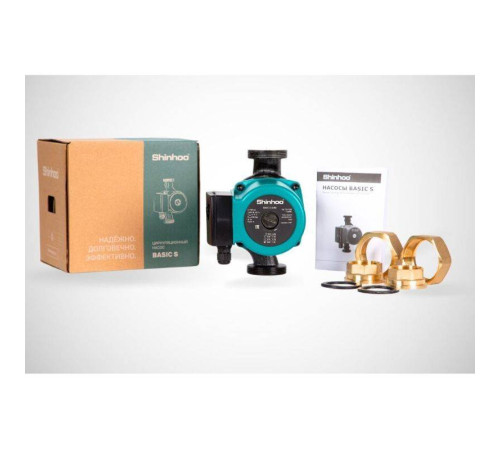 Насос циркуляционный Shinhoo BASIC S 32-6S 180 мм с гайками 71211005