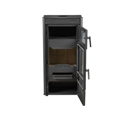 Печь-камин с духовкой Hosseven ROSE OVEN Anthracite А5066