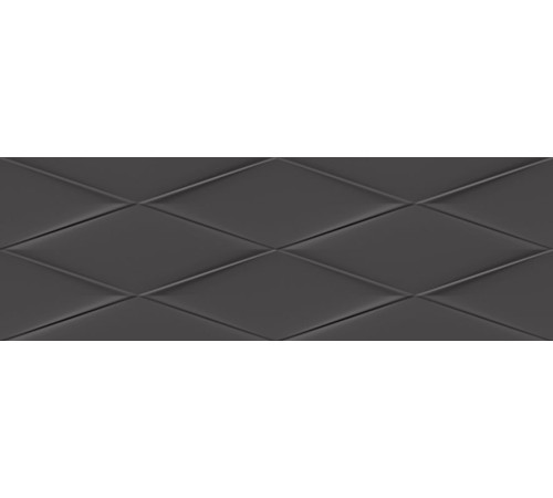 Плитка настенная Cersanit Vegas рельеф черный 25х75 см VGU232-53