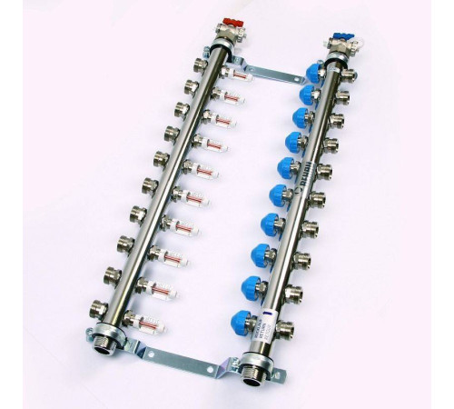 Коллекторная группа REHAU HKV-D 1 x 3/4 EK 10 выходов 208101