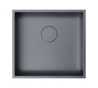 Кухонная мойка Omoikiri Kasen 48-26-INT-GM 48x45 см нерж. сталь вороненая сталь 4997058