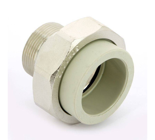 Муфта полипропиленовая FV-Plast разъемная с наружной резьбой 50x1 1/2 237050