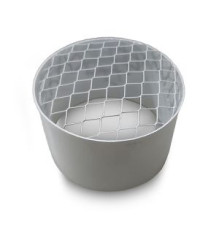 Решетка воздухозабора Gekon 80 мм алюминий 80KL