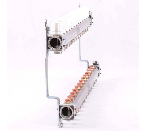 Коллекторная группа из нержавеющей стали Uni-Fitt 315S с регулировочными и термостатическими вентилями 1 x 3/4 EK 13 выходов 451I4313