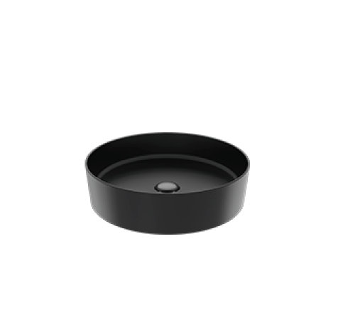 Раковина накладная Creavit LOOP 45 см черный матовый LP145-00SM00E-0000