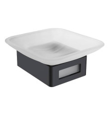 Мыльница подвесная Boheme Q квадратная золото/черный 10943-G-B