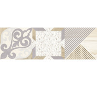 Плитка настенная Laparet Woody бежевый узор 25х75 см 9999219596