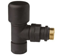 Вентиль термостатический угловой FAR 1/2 x M24x19 черный матовый FL 0143 12P