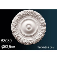 Розетка потолочная Perfect B3039 полиуретановая 300 мм B3039