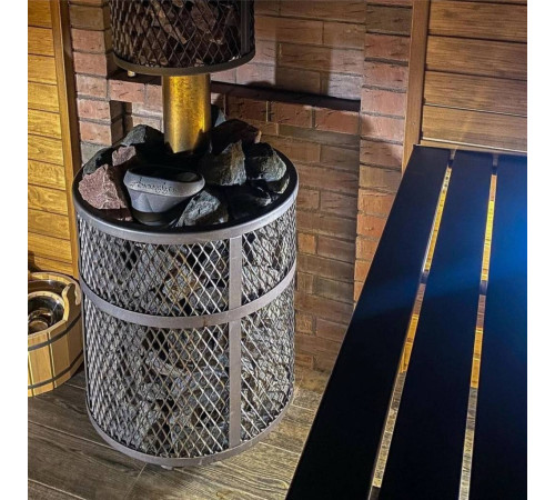 Печь для бани PROMetall Атмосфера M сетка нержавейка Ap0041