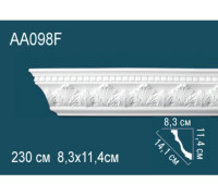 Карниз потолочный полиуретановый гибкий Perfect AA098F