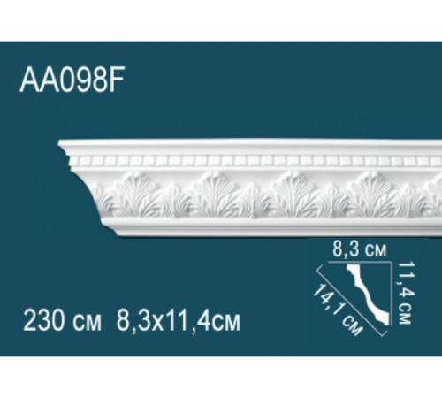 Карниз потолочный полиуретановый гибкий Perfect AA098F