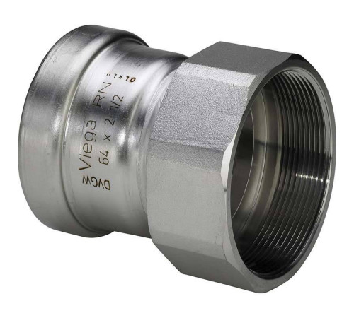 Муфта переходная пресс-В Viega Sanpress Inox нержавеющая сталь 88.9x3 619978