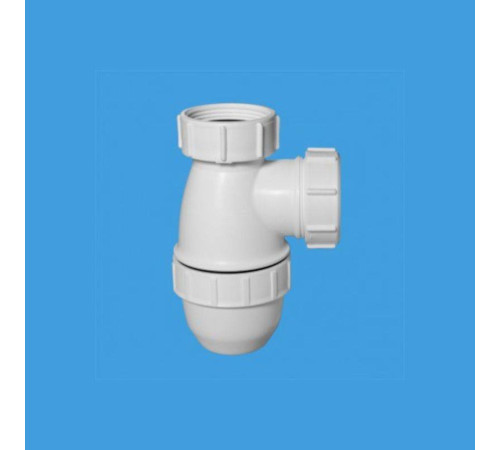 Сифон McAlpine бутылочный 1 1/2 x 40 мм без выпуска нерегулируемый MRSK2-NW-MINI