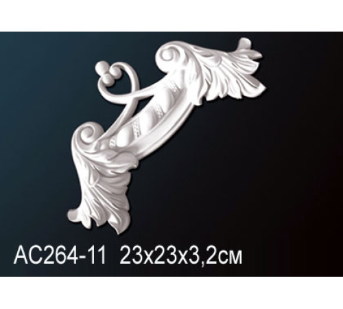 Угловой элемент для молдинга Perfect AC264-11 полиуретан