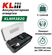 Аккумуляторная отвертка KLpro KLNM3820 3.6 В 2.0 Ач KLNM3820
