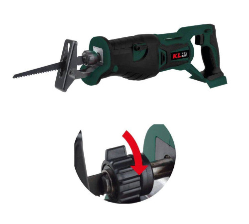 Сабельная пила бесщеточная KLPRO KLTKT18B-00 18 В без АКБ KLTKT18B-00