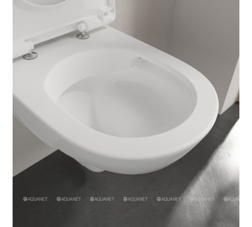 Унитаз подвесной Villeroy & Boch ONovo Compact 360х490 мм с сиденьем 5688HR01