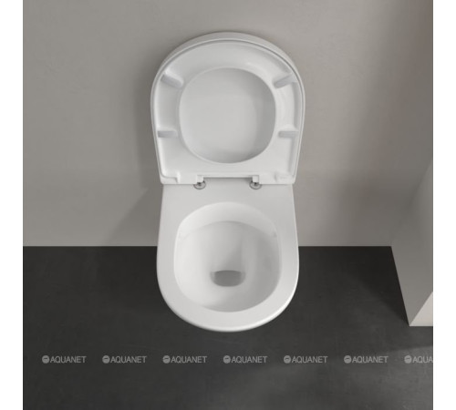 Унитаз подвесной Villeroy & Boch ONovo Compact 360х490 мм с сиденьем 5688HR01