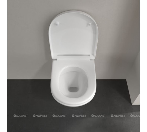 Унитаз подвесной Villeroy & Boch ONovo Compact 360х490 мм с сиденьем 5688HR01