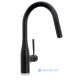 Смеситель для кухни Bravat Miranda с вытяжным изливом черный матовый F7164208BW-1B-ENG