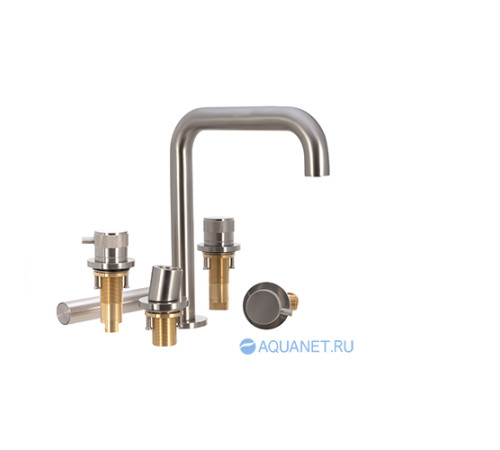 Смеситель на борт ванны Allen Brau Priority излив 190 мм брашированный никель 5.31007-BN