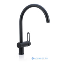 Смеситель для кухни Paffoni RINGO metal с поворотным изливом черный матовый RIN180NO