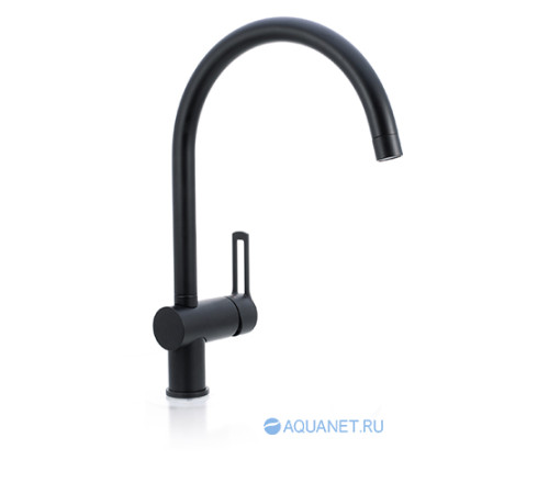 Смеситель для кухни Paffoni RINGO metal с поворотным изливом черный матовый RIN180NO