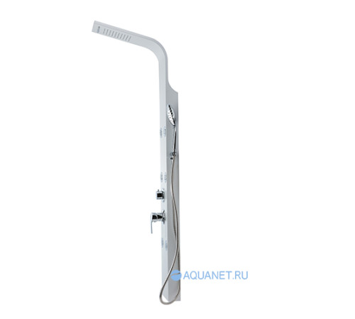 Душевая панель Aquanet Galaxy White с водопадом и 6 форсунками матовый белый 00209999