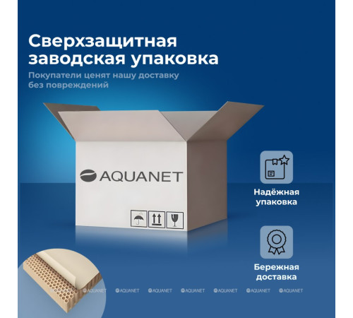 Унитаз подвесной Aquanet ZVEZDA-2 безободковый с сиденьем Soft Close ZV-2