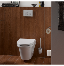 Унитаз подвесной TOTO CF безободковый с сиденьем без микролифта 355x540 мм CW132Y#NW1/VC130