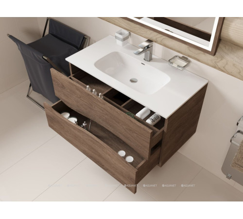 Тумба под раковину Allen Brau Glority 100 дуб антик 1.35002.NW