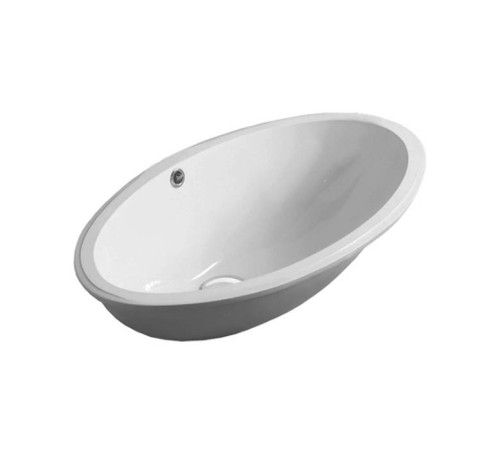 Раковина Simas Lft Spazio 66х39 см без отверстия белая LFT74bi