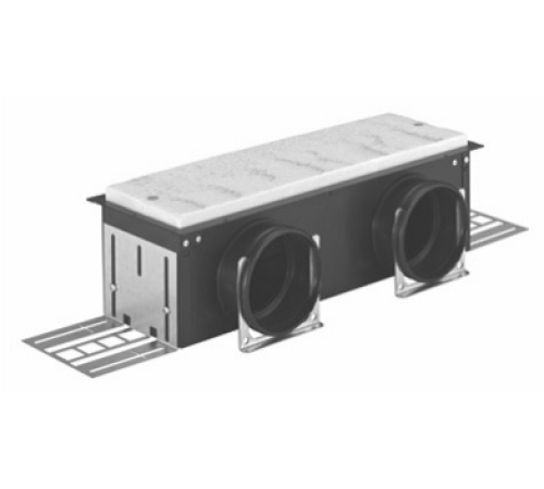 Адаптер для анемостата Zehnder ComfoFresh CLD 90 боковое соединение 2xDN 90 988320507