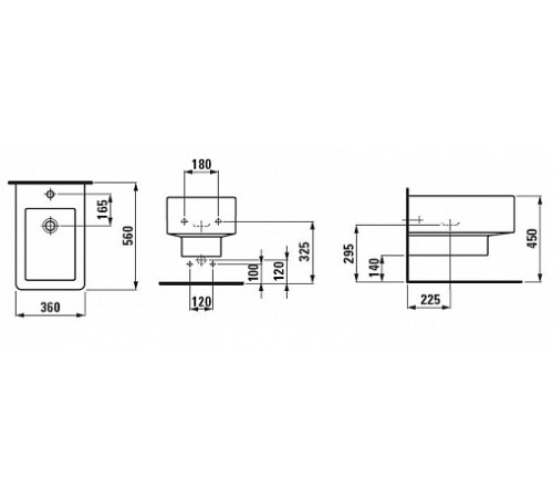 Биде подвесное Laufen Living 56х36 см белое 8.3043.2.000.302.1