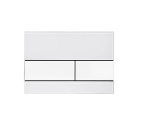 Панель смыва TECE TECEsquare стекло белое клавиши нержавеющая сталь сатин 9240801