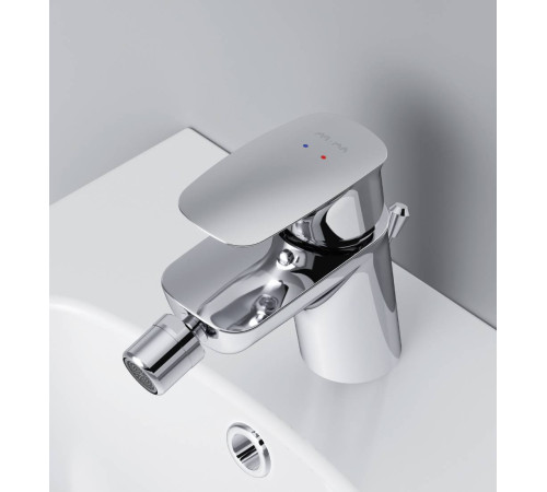 Смеситель для биде AM.PM Like с донным клапаном F71A83100