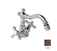 Смеситель для биде Daniel Revival Decora с донным клапаном медь V6400YC 92