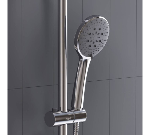 Душевая система DORFF Futura с термостатом и тропическим душем D0710400