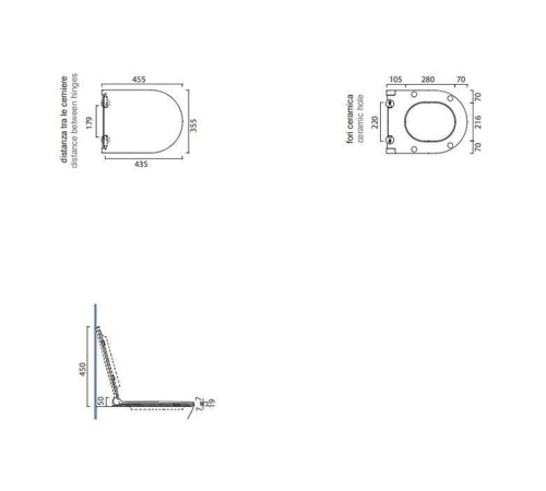 Сиденье для унитаза Catalano Sfera с микролифтом белый глянцевый 0551500001
