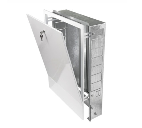 Шкаф коллекторный встраиваемый Hommut ШРВ-4 670x894x125 мм HYD66389