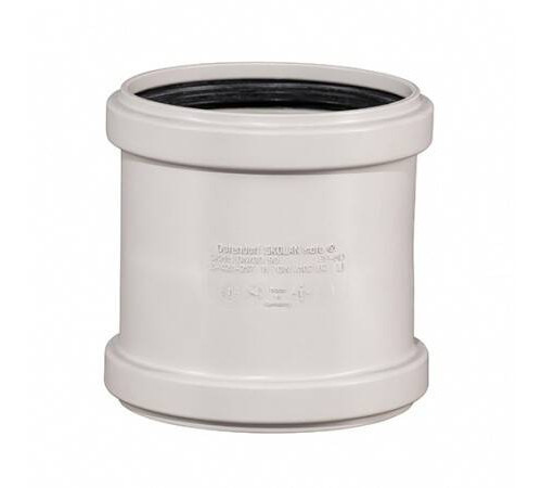 Муфта двойная Ostendorf Skolan Safe SKMM DN 110 RAL 7035 335510