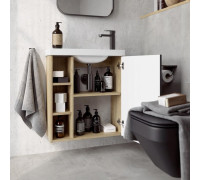 Корпус тумбы под умывальник AQUATON Alba правый дуб давос 600х700х250 мм ALB0106RDD