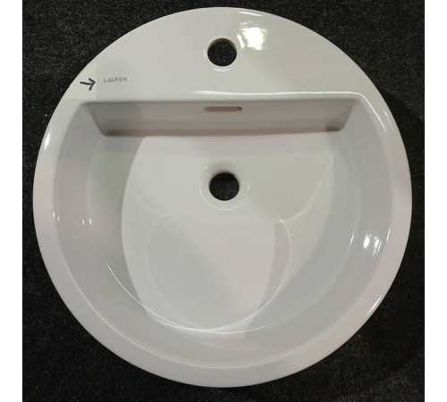 Раковина Laufen Living City 46х46х14 см 1 отверстие с дефектом (черная точка) 8.1343.1.000.104.1