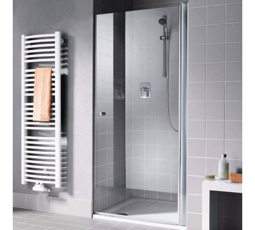 Дверь душевая Kermi Atea 1TR 470x2200 мм серебро зеркальное стекло AT 1TR 04722 VAK