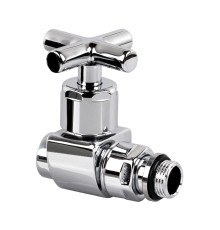 Вентиль ручной прямой SR Rubinetterie Prestige & Minimal 1/2 ручка-крест хром 0376-1500C000