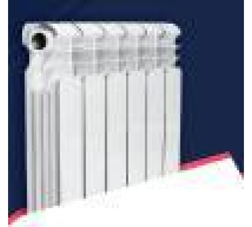 Радиатор биметаллический Kromwell BM 350 12 секций боковое подключение RAL 9016 German.Bm.Fly.350/12